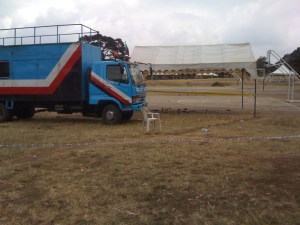 Soweto grounds in Kaloleni (Arusha) where the June 15, 2013 bombing at a Chadema rally took place. Four people were killed.