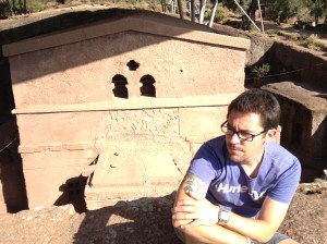 Contemplative at Lalibela's rock-hewn churches