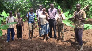 John Kaganga and KEA young farmers