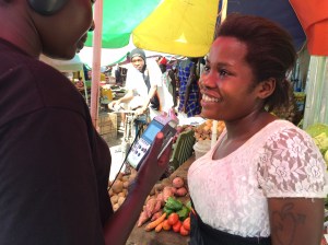 Rhoda Ateng at Bor market