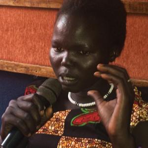 Rebecca Yar is an 18-year-old primary school student. She's a member of the Mingkaman Young Reporters.